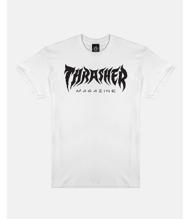 THRASHER THRASHER - METAL TEE (WHITE)