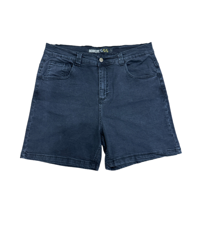 ROOKERY ROOKERY - BAGGY ROOK SHORT EN DENIM 20" (NOUVEAU NOIR)