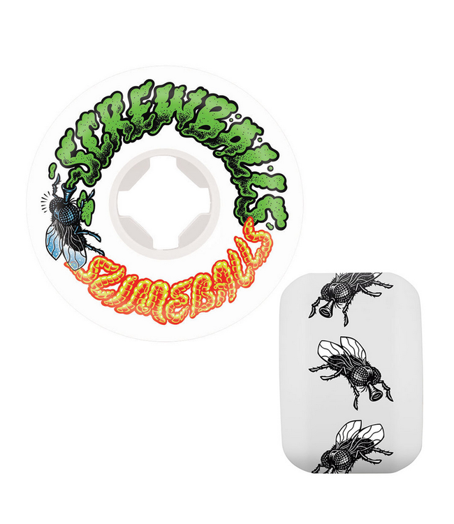 SLIME BALLS SLIME BALLS - SCREW BALLS SPEED BALLS WHITE 99A 56MM