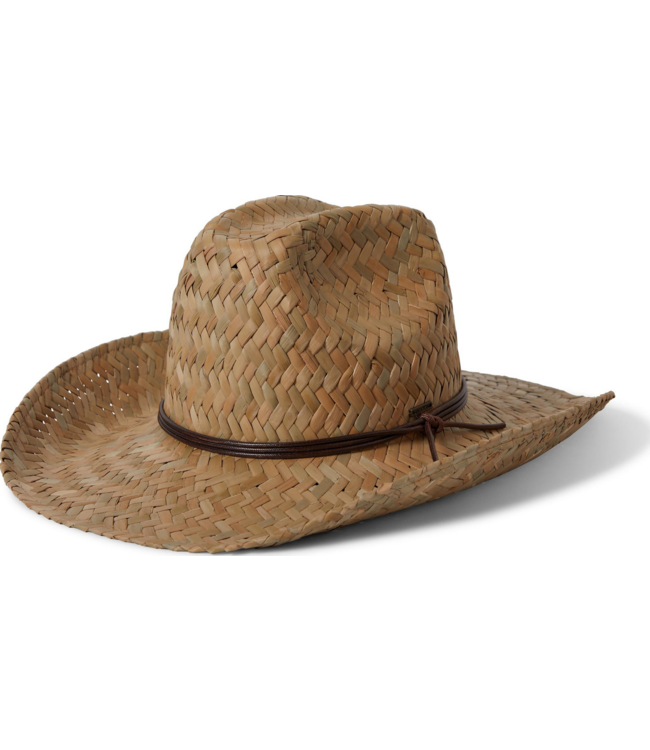 BRIXTON BRIXTON - HOUSTON II STRAW COWBOY HAT (TAN)