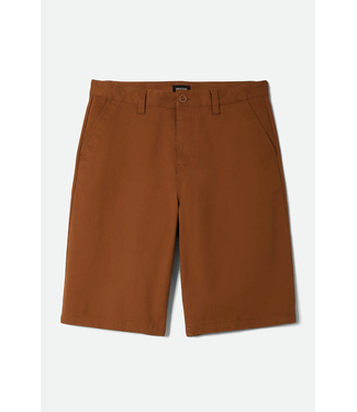 BRIXTON BRIXTON - CHOICE CHINO BAGGY SHORT (WASHED COPPER)