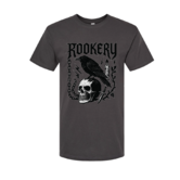 ROOKERY - CROW SKULL TEE (VINTAGE BLACK)