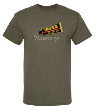 ROOKERY ROOKERY - ROOKRETE T-SHIRT (VERT ARMÉE)