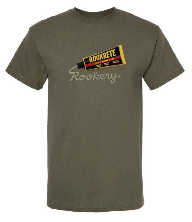 ROOKERY ROOKERY - ROOKRETE T-SHIRT (VERT ARMÉE)