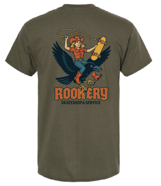 ROOKERY ROOKERY - RODEO TEE (SURPLUS GREEN)