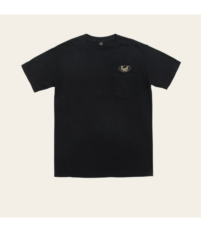 LOSER MACHINE LOSER MACHINE - SMOKING LOUNGE POCKET TEE (BLACK)