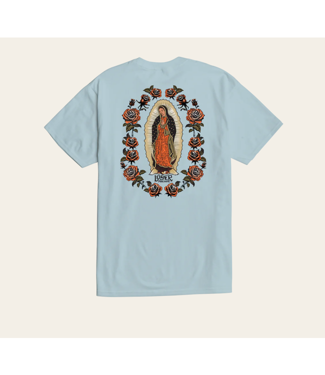 LOSER MACHINE LOSER MACHINE - TRANQUILITY T-SHIRT (BLEU CLAIR)