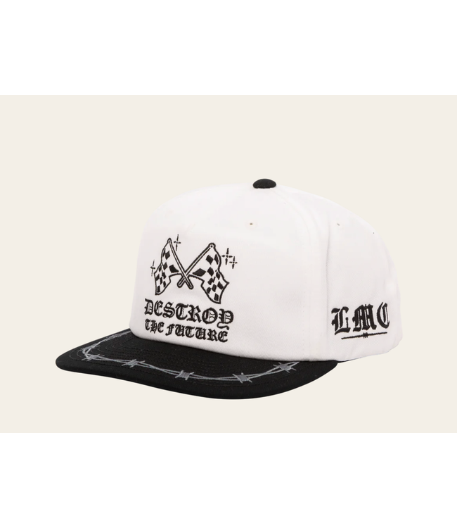 LOSER MACHINE LOSER MACHINE - BLITZ SNAPBACK CAP (WHITE/ BLACK)