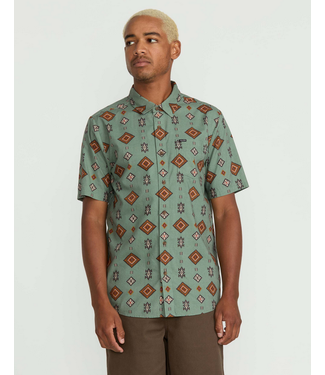 VOLCOM VOLCOM - DESERT DOBBY S/S SHIRT (LIGHT OLIVE)