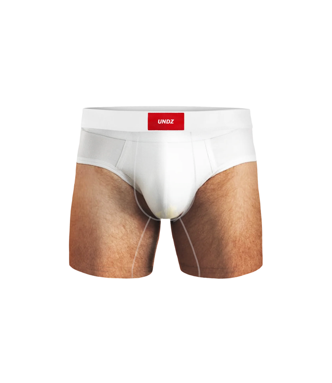UNDZ UNDZ - WHITE BRIEFS CLASSIC BOXER