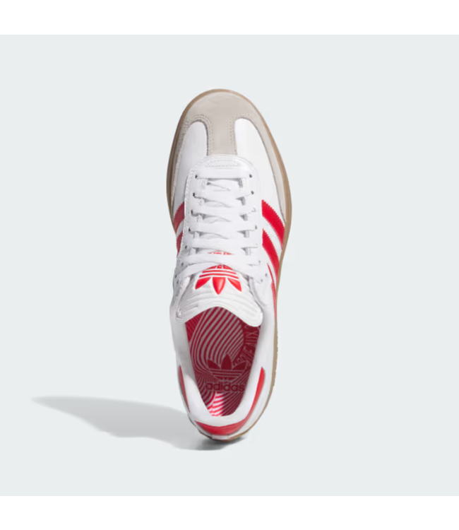 ADIDAS ADIDAS - PUIG SAMBA (BLANC NUAGE/ MEILLEUR ROUGE/ GOMME)