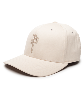 RED DRAGON RDS - OG PUFFY FLEXFIT CAP (IVORY)