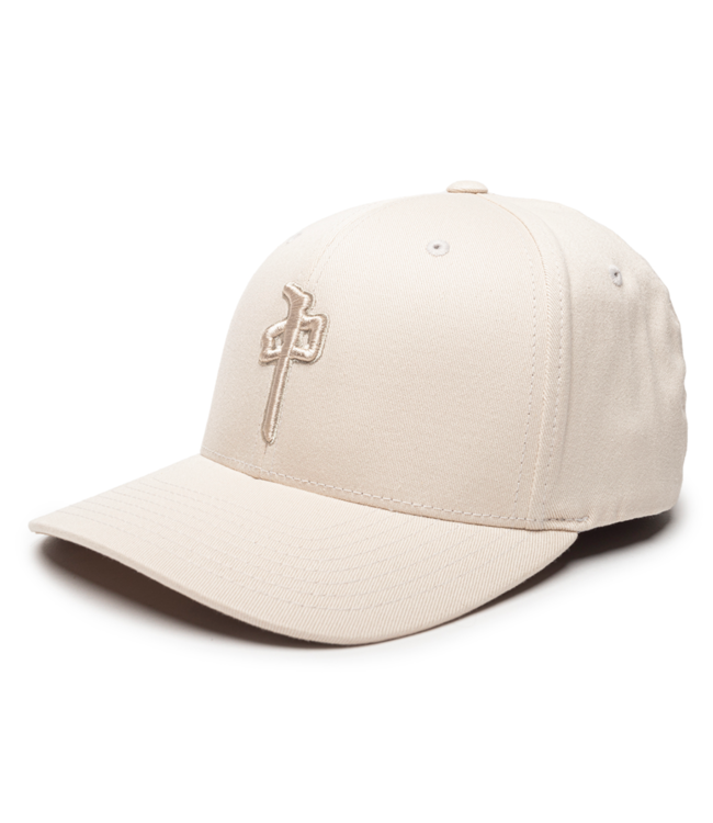 RED DRAGON RDS - OG PUFFY FLEXFIT CAP (IVORY)