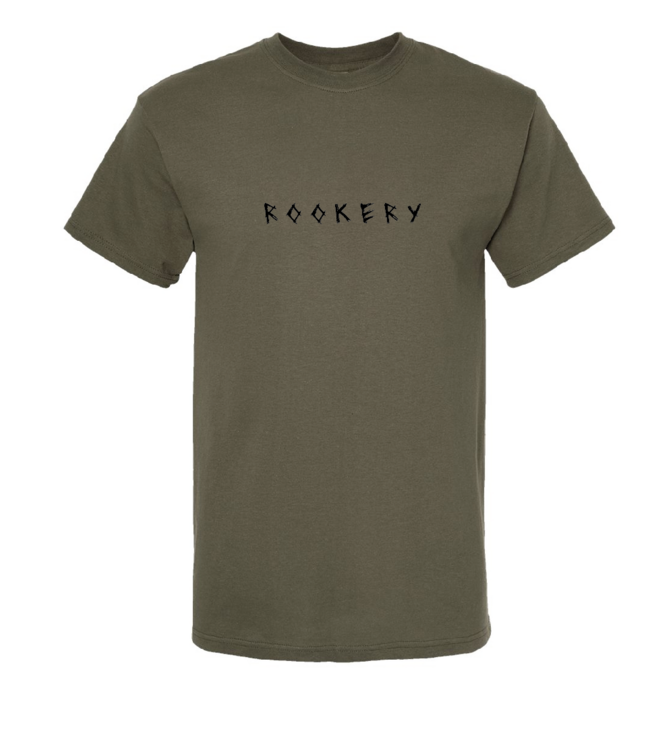 ROOKERY ROOKERY - DOZER PUPPET T-SHIRT (SURPLUS VERT)