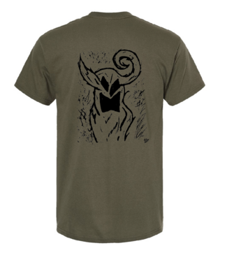 ROOKERY ROOKERY - DOZER PUPPET TEE (SURPLUS GREEN)