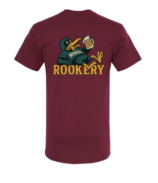ROOKERY ROOKERY - DRUNKY TEE (BURGUNDY)
