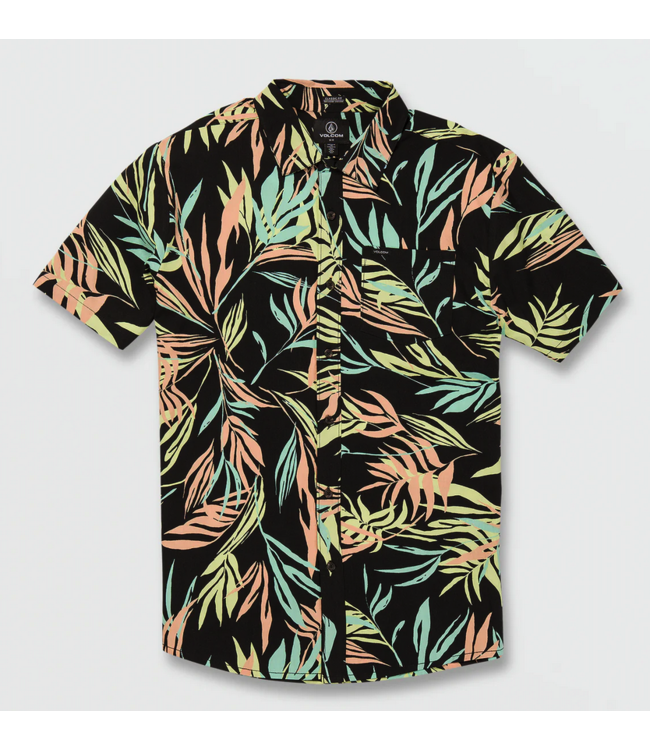 VOLCOM VOLCOM - BLEEDING LEAF CHEMISE ENFANT (NOIR)