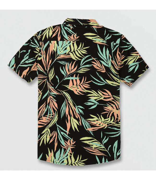 VOLCOM VOLCOM - BLEEDING LEAF KID SHIRT (BLACK)