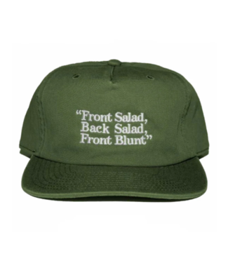 JENKEM - FRONT BLUNT STRAPBACK CAP (OLIVE)