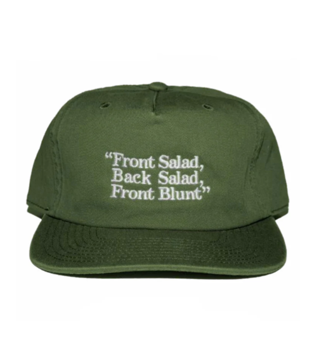 JENKEM - FRONT BLUNT STRAPBACK CAP (OLIVE)