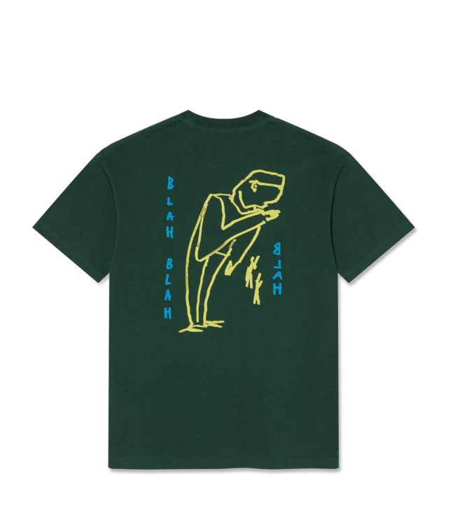 POLAR POLAR - BLAH BLAH BLAH TEE (DARK GREEN)