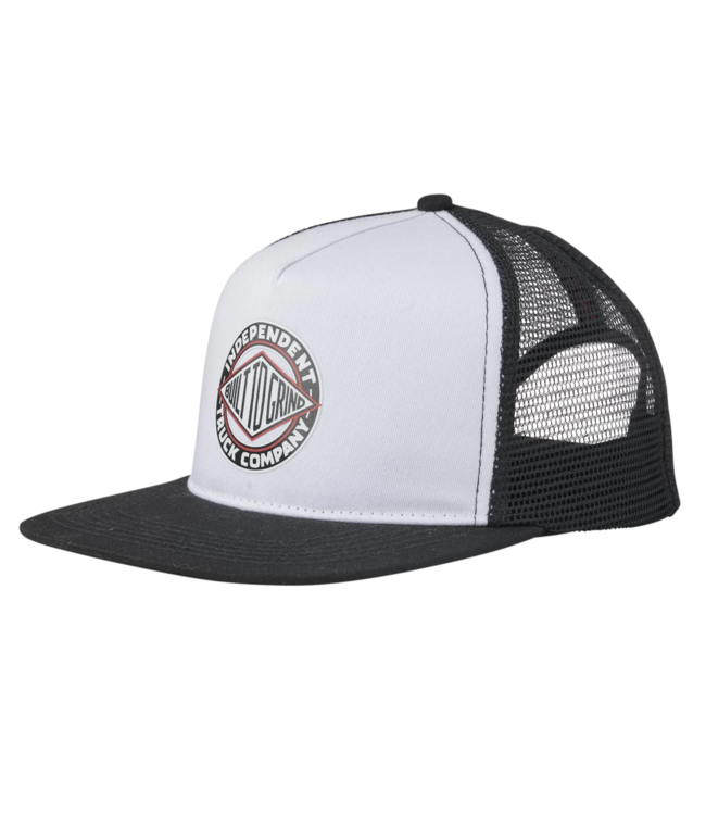 INDEPENDENT INDEPENDENT - BTG SUMMIT TRUCKER CAP (WHITE/ BLACK)