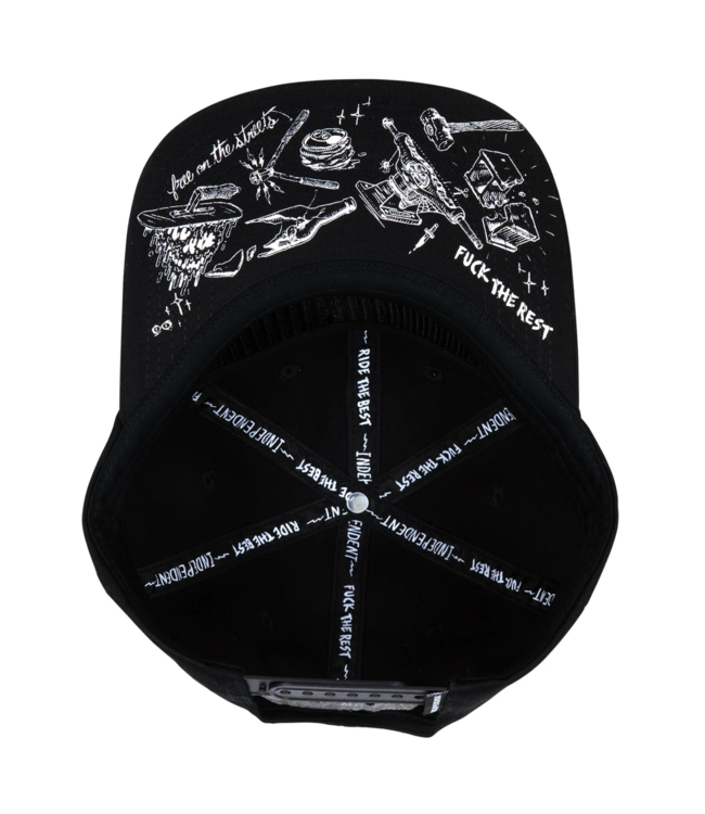 INDEPENDENT INDEPENDENT - BRATRUD NOTEBOOK CASQUETTE SNAPBACK (NOIR)