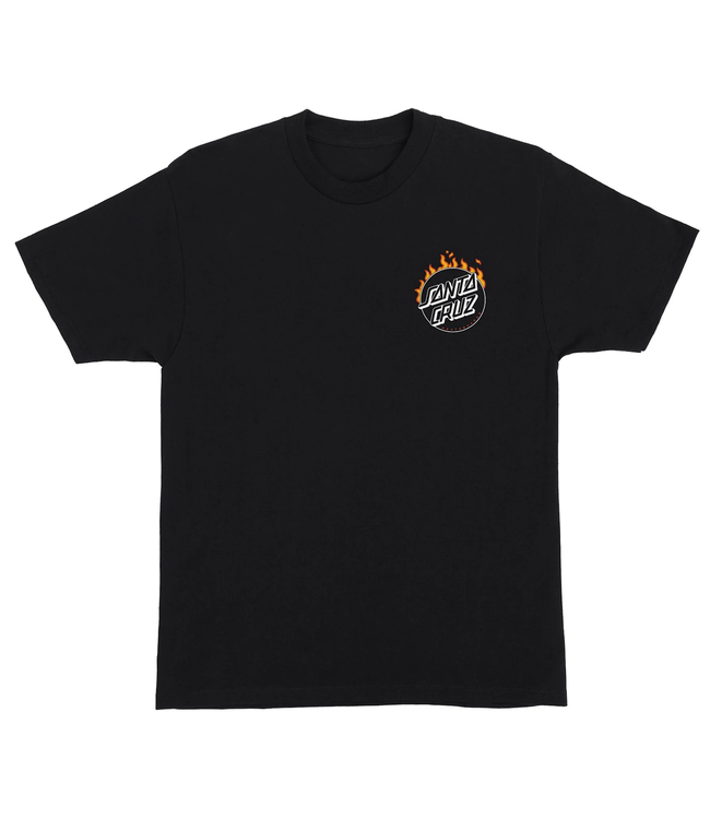 SANTA CRUZ SANTA CRUZ - BURNT OPUS O/S TEE (BLACK)