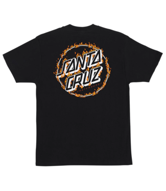 SANTA CRUZ SANTA CRUZ - BURNT OPUS O/S TEE (BLACK)