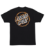 SANTA CRUZ SANTA CRUZ - BURNT OPUS O/S T-SHIRT (NOIR)