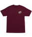 SANTA CRUZ SANTA CRUZ - SLIME SCREAM TEE (MAROON)