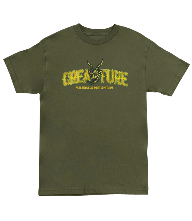 CREATURE CREATURE - DROPOUT TEE (MILITARY GREEN)