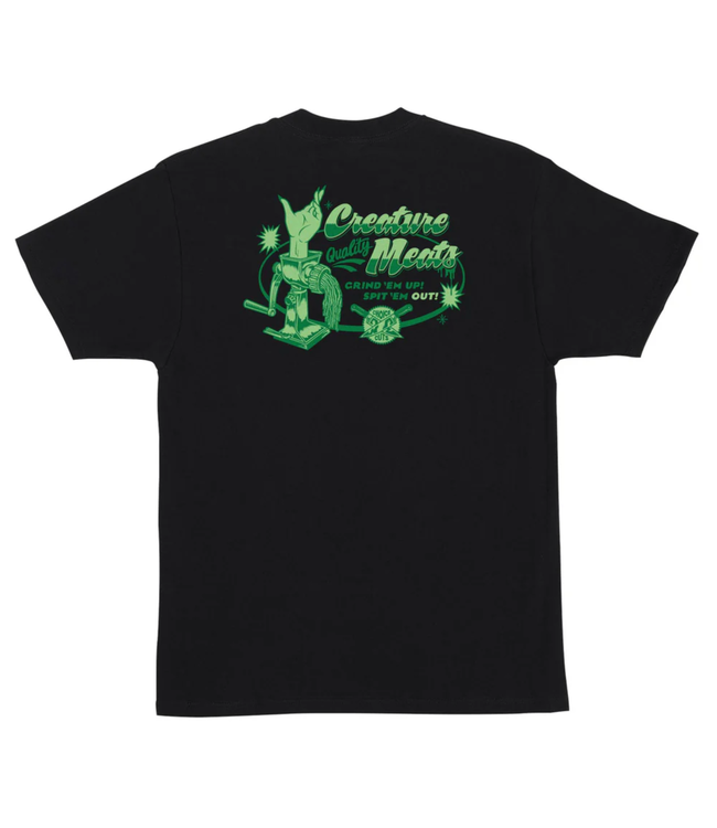 CREATURE CREATURE - MEAT GRINDER T-SHIRT (NOIR)