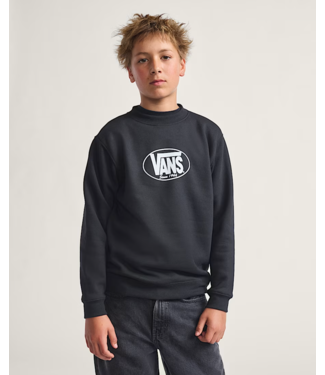 VANS VANS - CLASSIC OVAL KID CREWNECK (BLACK) VANS VANS - CLASSIC OVAL KID CREWNECK (BLACK)
