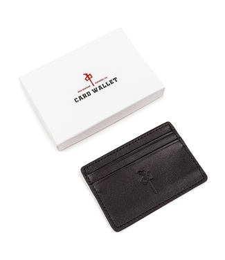 RED DRAGON RDS - GENUINE LEATHER CARD HOLDER (BLACK)