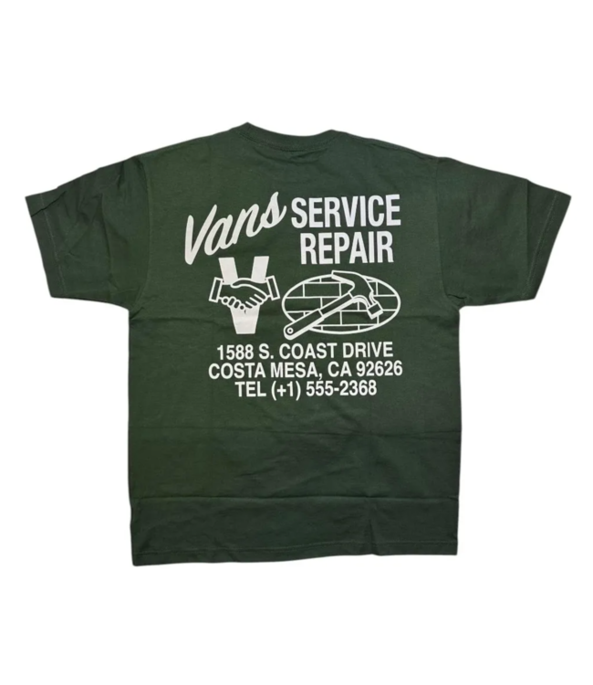 VANS VANS - SERVICE REPAIR TEE (DRIED KELP)