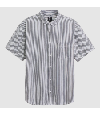 VANS VANS - LAWSON STRIPE S/S WOVEN (WHITE/ DRESS BLUE)