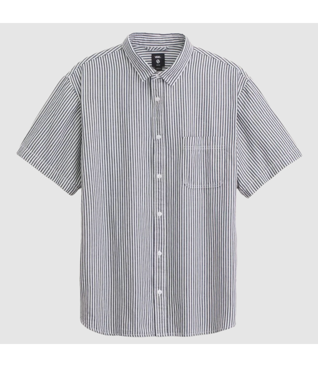 VANS VANS - LAWSON STRIPE S/S WOVEN (WHITE/ DRESS BLUE)