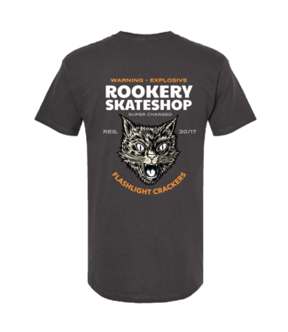 ROOKERY ROOKERY - FIRECRACKER 2 PRM TEE (VINTAGE BLACK) ROOKERY ROOKERY - FIRECRACKER 2 PRM TEE (VINTAGE BLACK)