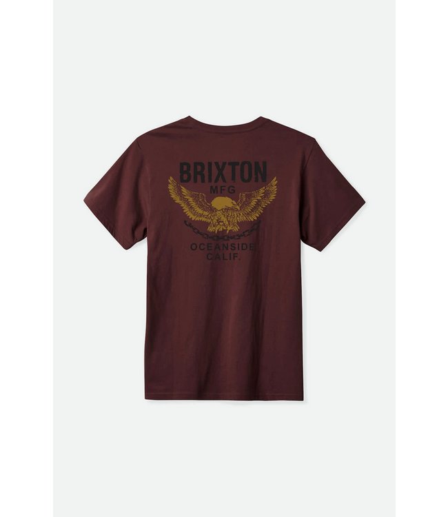 BRIXTON BRIXTON - WALLER TEE (PORT WORN WASH)