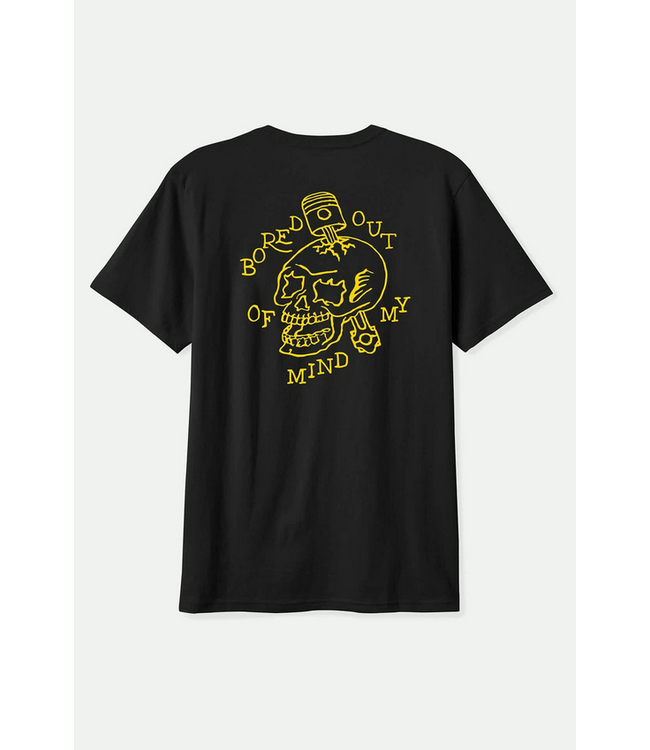 BRIXTON BRIXTON - DAYTONA TEE (BLACK)