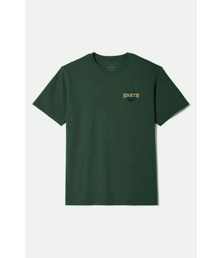 BRIXTON BRIXTON - ROUGHSTOCK TEE (FOREST GREEN)