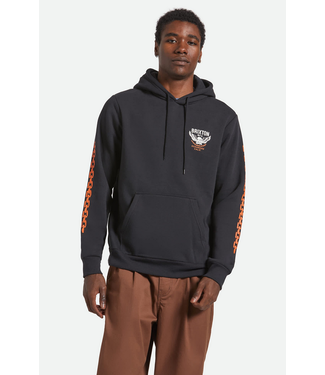 BRIXTON BRIXTON - WALLER HOODIE (BLACK) BRIXTON BRIXTON - WALLER HOODIE (BLACK)