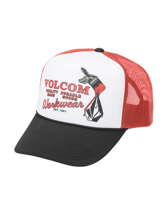 VOLCOM VOLCOM - EVEN LAY WORKWEAR TRUCKER CAP (ORANGE)