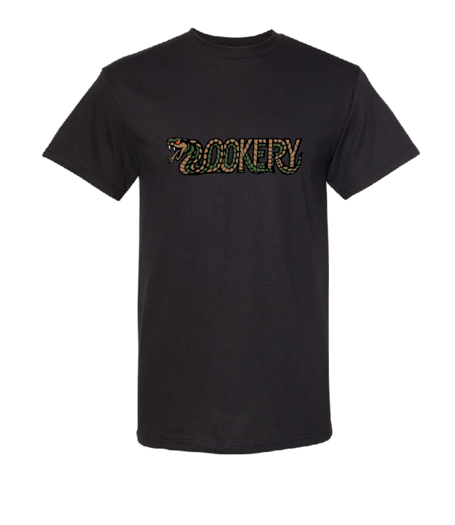 ROOKERY ROOKERY - SNAKE SKIN PRM TEE (BLACK)