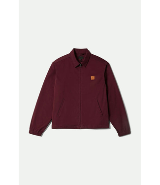 BRIXTON BRIXTON - UNION RELAXED HARRINGTON JACKET (PORT) BRIXTON BRIXTON - UNION RELAXED HARRINGTON JACKET (PORT)