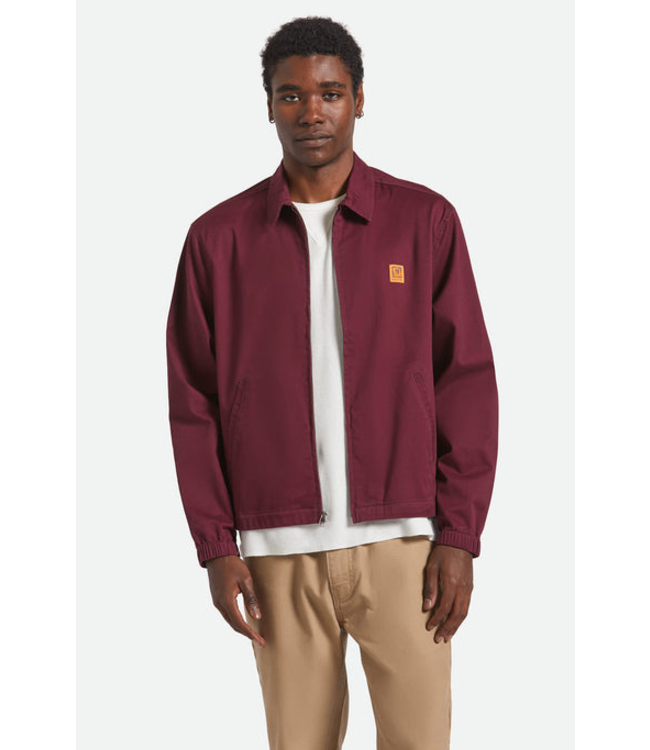 BRIXTON BRIXTON - UNION RELAXED HARRINGTON JACKET (PORT)