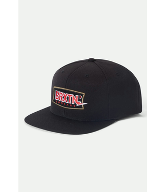 BRIXTON BRIXTON - LIGHTNING SNAPBACK (BLACK)