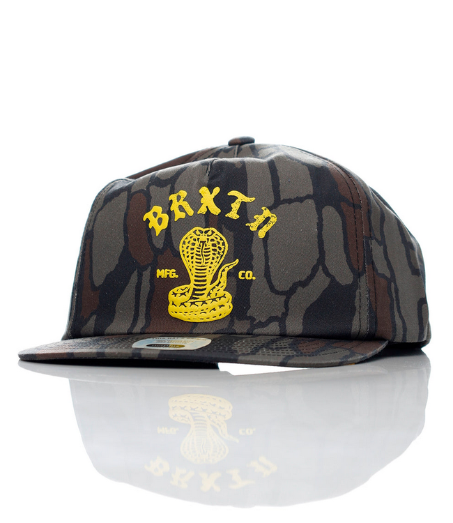 BRIXTON BRIXTON - DARVER SNAPBACK CAP (BLACK)