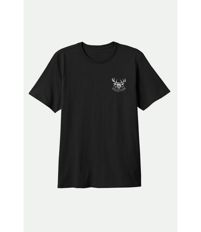 BRIXTON BRIXTON - BERICK TAILORED TEE (BLACK)